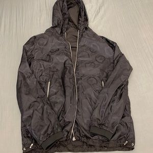 Moncler Raincoat, Black, Size L